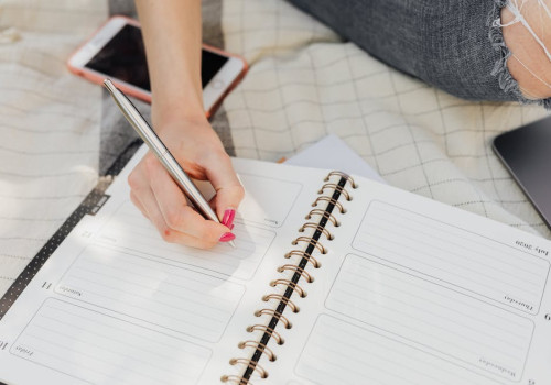 Minder stress? Maak een planning!